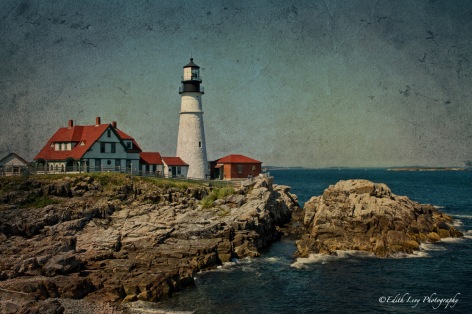 Portland Head, lighthouse, Maine, travel, fine art,