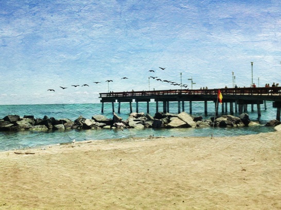 iPhoneography, iPhone, pier, California, DistressedFX, Snapseed, GTCCC,
